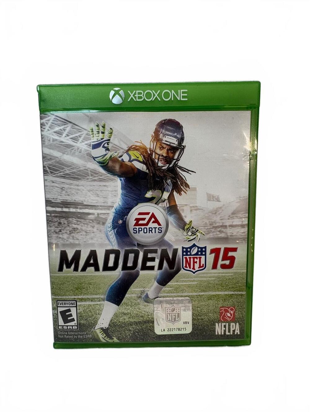 Madden NFL 15 Xbox One EA Sports Football Game Richard Sherman Disc Case Inserts